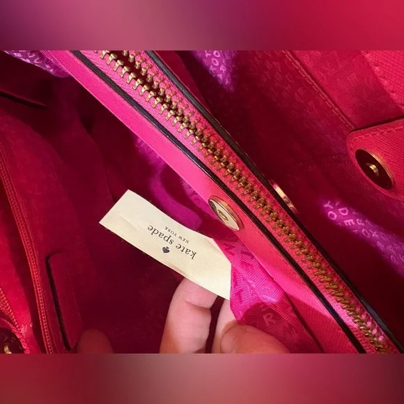 Kate Spade Evangelie crossbody Saffiano leather 12"x9"x5.5" - Picture 6 of 16